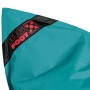 Detailansicht: Petrolfarbener Sitting Point Sitzsack Big Foot Scuba, 380 l.