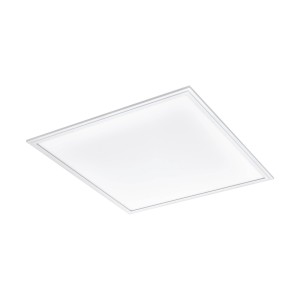 Quadratisches, weißes EGLO LED-Panel SALOBRENA 620x620mm für Deckenmontage.