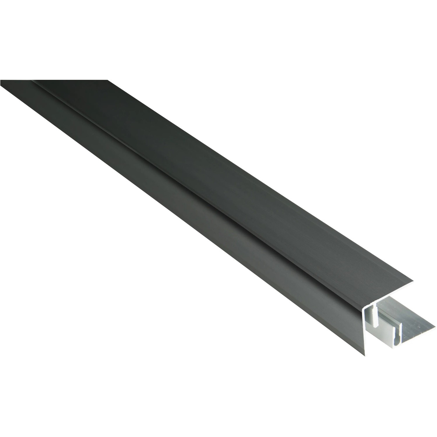Kovalex Alu-Abschlussleiste, eloxiert, 41x45x2500 mm, für Alu-Unterkonstruktion.