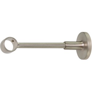 Mydeco Gardinenstangen-Halterung Wire, Edelstahl-Optik, für 2 cm Stangen.