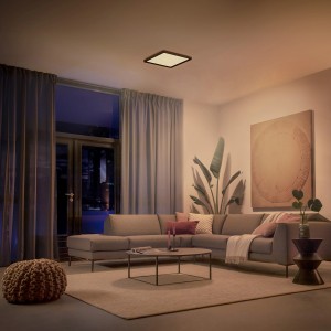 Philips Hue LED-Panel Tento White Ambiance M Schwarz 39,5 cm x 39,5 cm