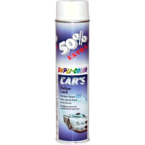 Dupli-Color Cars Rallye-Lack Weiß Matt, 600ml Spraydose für Lackreparatur.
