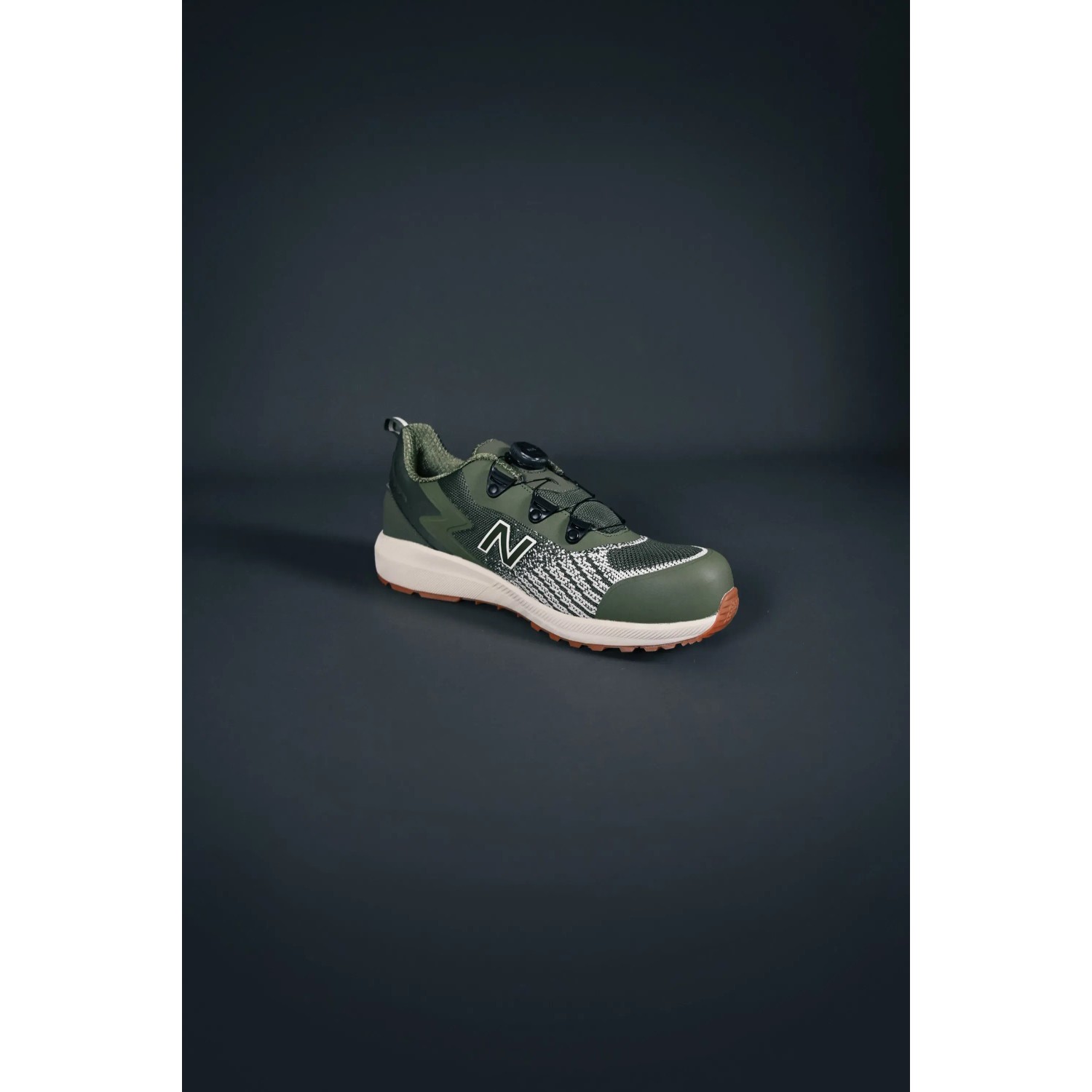 New Balance Sicherheitsschuh Speedware BOA, olive-weiß, Größe 40.5. Arbeitsschuh mit BOA Fit System.