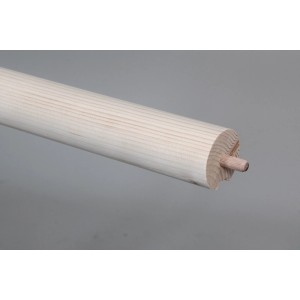 Handlauf Buche Massivholz Ø 52 mm - Länge 1.500 mm für den Innenbereich