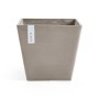 Ecopots Pflanztopf Rotterdam Braungrau 30 cm