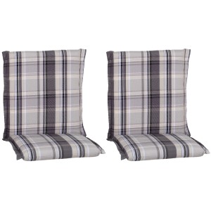 Beo Sitzauflage Niedriglehner Atika 2er-Set Karo Beige