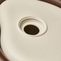 Detailaufnahme: Elho Vogelhaus Organic, 25 cm, braun-weiß. Modernes Design für Garten & Balkon.
