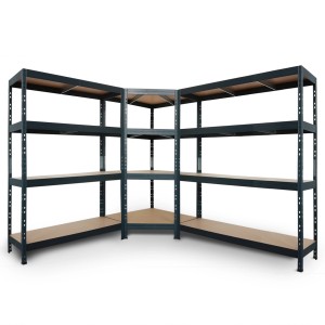 Ar Shelving Rivet Set 180 x 210 x 240 x 45 cm mit 4 HDF-Böden Anthrazit