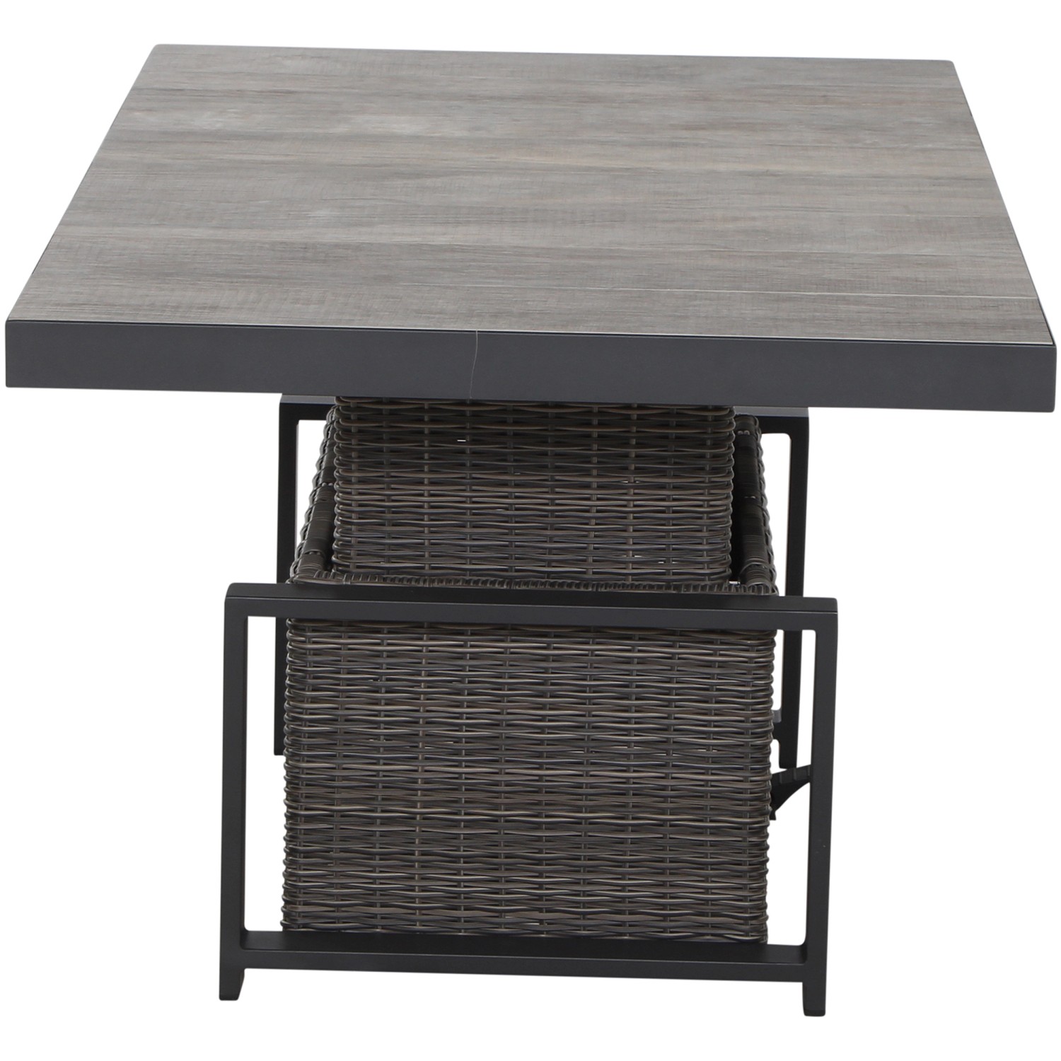 Siena Garden Lifttisch Corido Charcoalgrey 160 cm x 90 cm x 47/71 cm