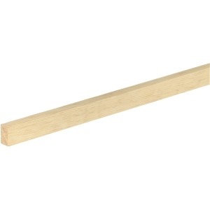 Rohe, astreine Fichte/Kiefer Flachleiste, 13x23x1000mm, ideal für Bastelarbeiten.
