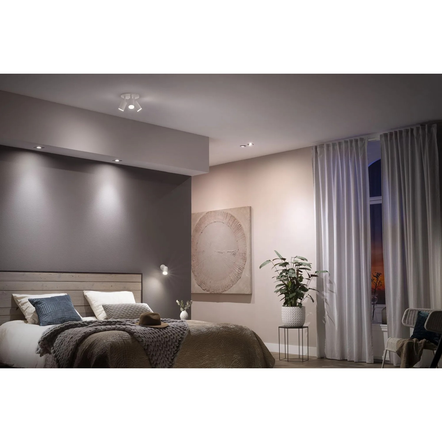 Philips Hue Smart-LED-Deckenleuchte Argenta White & Color Ambiance 1er Spot_6