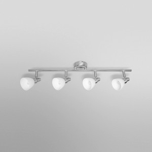 Ledvance LED-Spot, 4-flammig, silberfarben. Deckenleuchte mit vier Strahlern.