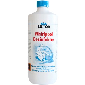 Flasche Whirlpool Desinfektor 1 l: Konzentrat zur Desinfektion von Whirlpools und Badewannen.