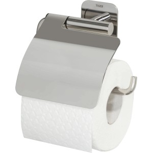 Tiger Colar Toilettenpapierhalter mit Deckel, Edelstahl poliert.