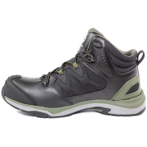 Albatros Sicherheitsstiefel Ultratrail CTX Mid S3, schwarz-oliv, Größe 47, seitliche Ansicht.