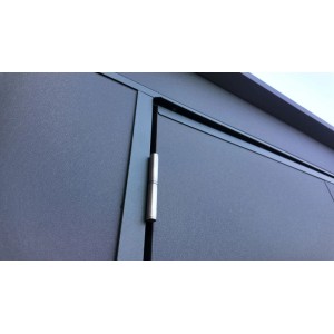 Weka Metall-Gerätehaus Gary 192 cm x 198 cm Anthrazit