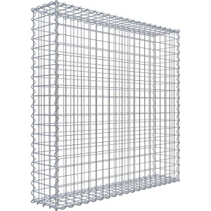 Gabiona Gabionenkorb 100 cm x 100 cm x 20 cm Maschenw 5 cm x 5 cm