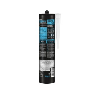 Pattex Montagekleber, 450g Kartusche in Weiß für Innen- und Außenbereiche.