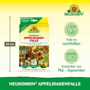 Neudorff Neudomon Apfelmadenfalle zur biologischen Schädlingsbekämpfung von Apfelwicklern.