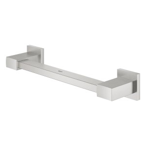Grohe QuickFix Wannengriff Start Cube, Supersteel, 354 mm, aus Metall.