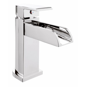 Sanitop-Wingenroth Einhebelmischer Waschbeckenarmatur Wasserfall Chrom