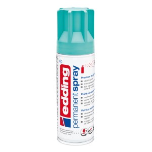 Edding 5200 Permanentspray in Opulent Turquoise (seidenmatt) für diverse Oberflächen.