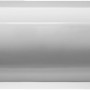 Duravit D-Code Rechteck-Badewanne, 170x70 cm, Einbau, Ablauf im Fußbereich, Weiß.