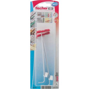 Fischer Duotec Hohlraumdübel Ø 10 mm, 2er-Pack, für hohe Lasten in Plattenbaustoffen.