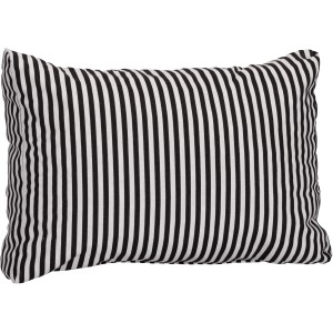 Beo Lounge Rückenkissen 60x40 cm mit schwarz-weiß Streifen für Palettenmöbel.