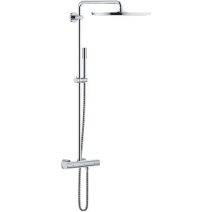 Grohe Rainshower 400 Duschsystem mit Thermostatbatterie, Chrom.