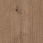Kaindl Laminat Eiche Ferrara, 8 mm, wasserfest. Detailansicht der Holzmaserung mit Astloch.
