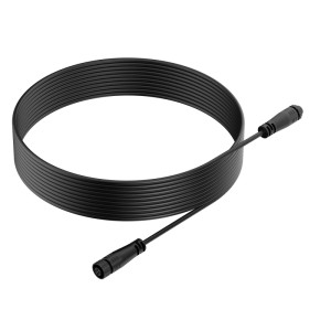 Roborock Antennenverlängerungskabel 10 m, schwarz, aufgerollt. Zubehör für Rasenmäher, flexible Antennenpositionierung.