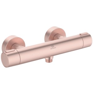 Ideal Standard Brausethermostat Aufputz DN 15 in Rosé, Nahansicht.