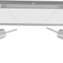 LED Spot Asola 2er Nickel matt mit GU10 Leuchtmittel für Decke oder Wand.
