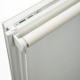 Gardinia EasyFix Rollo Lili Green, weiß, 45x160cm, aus Recyclingmaterial, für Fenster.
