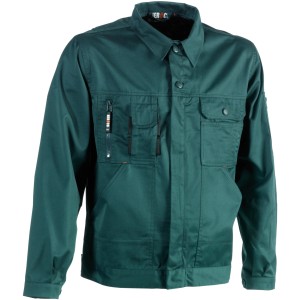 Grüne Herock Aton Arbeitsjacke in Größe M mit vielen Taschen.