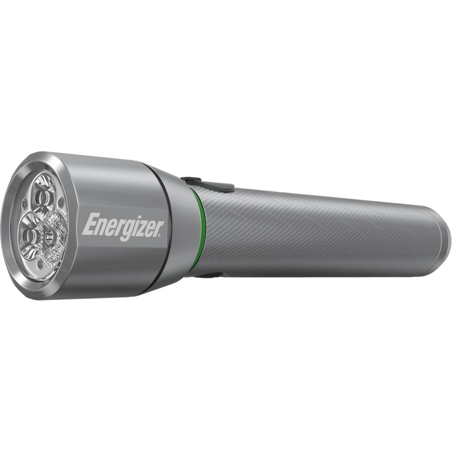 Energizer LED-Taschenlampe Vision HD Rechargeable, silberfarben.