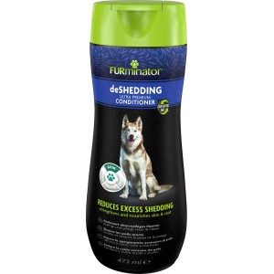 Furminator deShedding Conditioner, 473ml Flasche Hundeshampoo zur Reduzierung von Haarausfall.