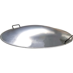 Buschbeck Deckel für Feuerschale Ø 100 cm aus Stahl mit Griffen.