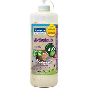Kwizda Naturid Aktivstaub 200g gegen Silberfische und kriechende Insekten.