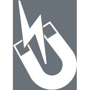 Symbol für magnetischen Wera Steckschlüsseleinsatz mit 10 mm Antrieb.
