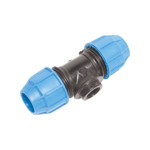 LUX-TOOLS T-Stück für PE-Rohre Ø 32 mm x 24,1 mm (Rp 3/4")
