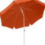 Schneider Balkonschirm Ibiza, Ø 240 cm, Terracotta, mit Knickfunktion.