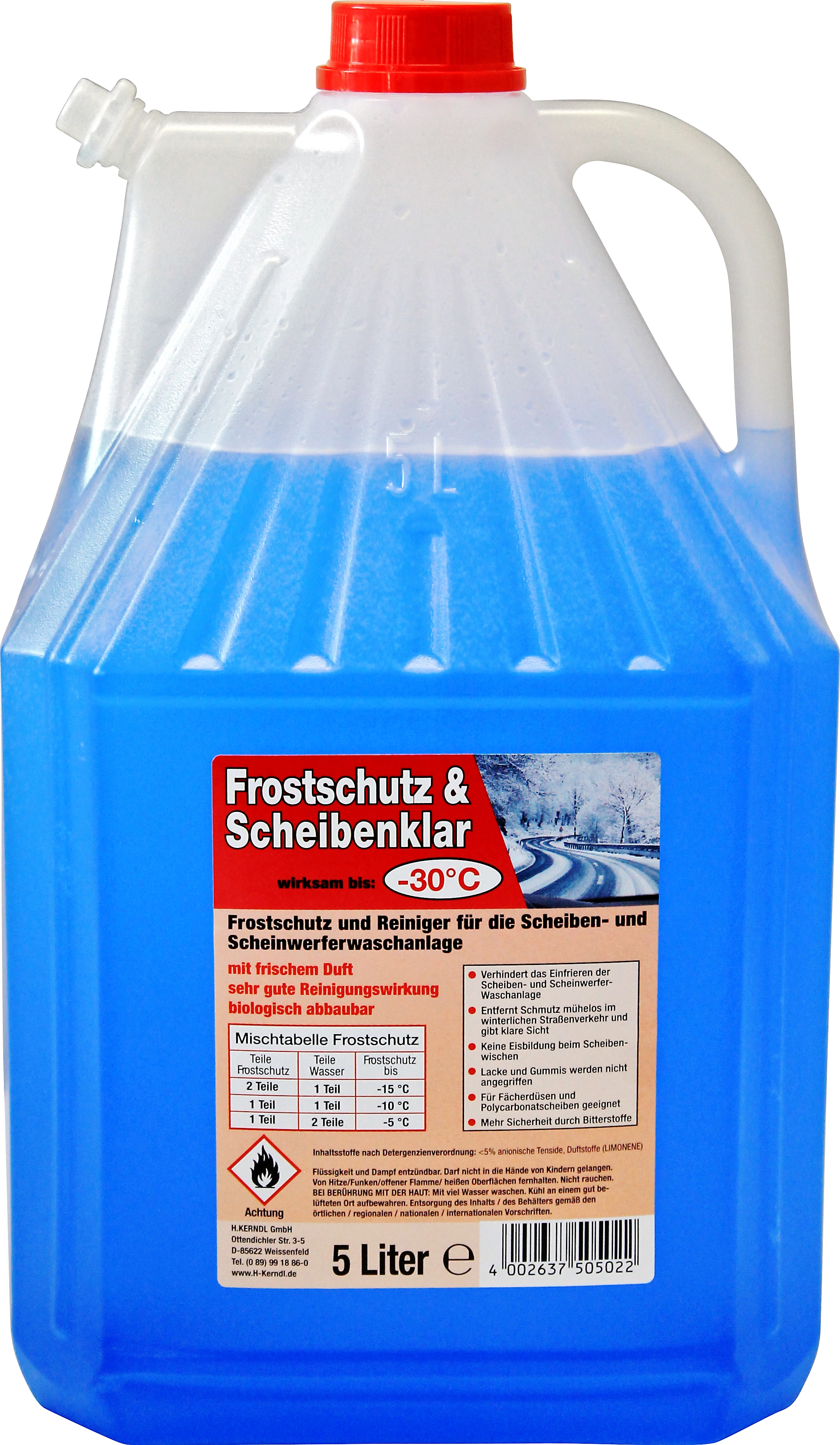 Klarblick Scheibenfrostschutz-Konzentrat bis -60 °C 5 l Schnabelkanne  kaufen bei OBI
