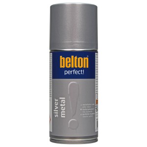 belton Buntlack Perfect Silver Metal, seidenmatt, 150ml Dose. Effektfarbe für Metall-Look.