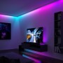 Paulmann EntertainLED Set: 5 m LED-Strip mit Farbwechsel für stimmungsvolle Beleuchtung im Wohnzimmer.