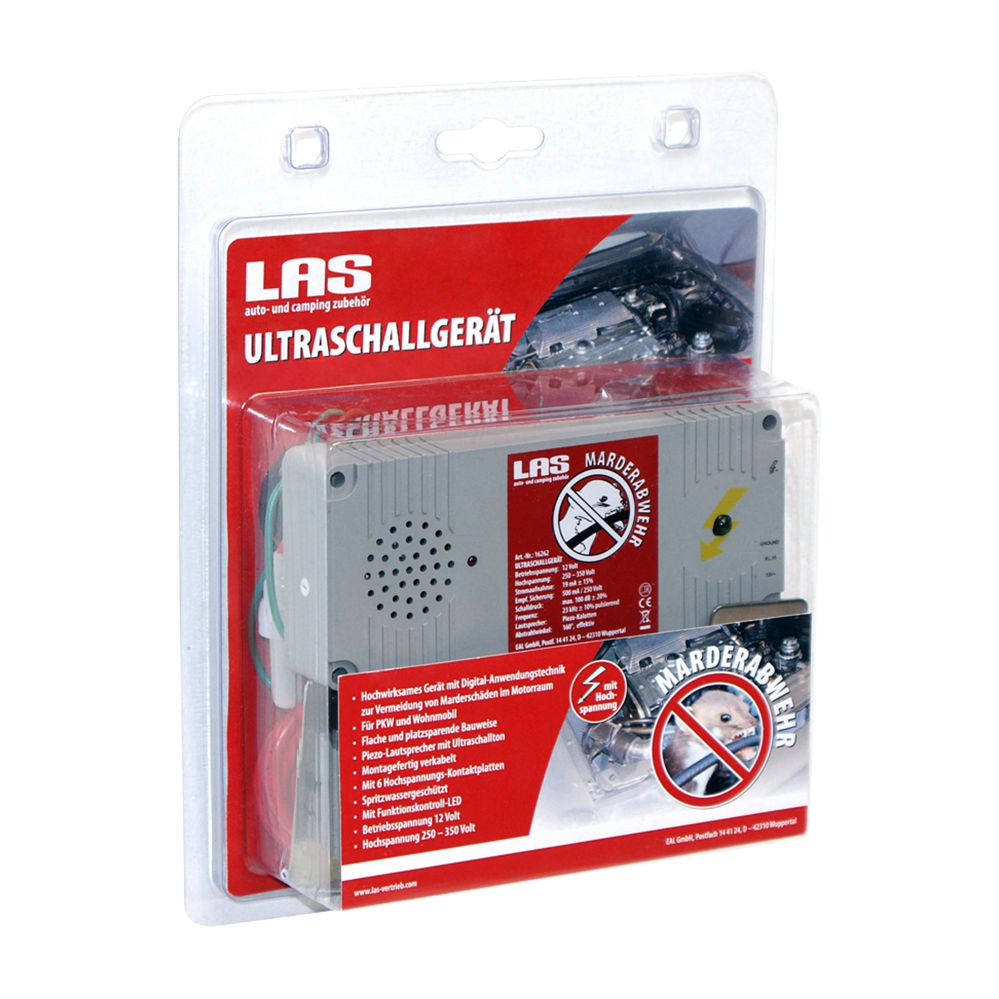 LAS Ultraschall-Marderabwehrgerät, batteriebetrieben ab 49,96