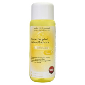 WekaPur Sauna- und Dampfbadduft Eislimone, hochkonzentriert für ein intensives Dufterlebnis.