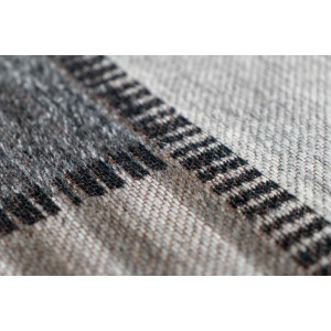 Detailansicht: Kayoom Teppich Phoenix 112, braun-beige, Jacquard-Muster.