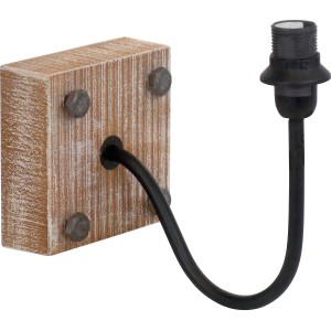 Eglo Wandleuchte 1+1 Vintage Schwarz